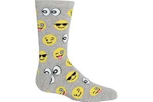 Hot Sox Kids' Fun Conversation Starter Crew Socks-1 Pair Pack-Cool Boys & Girls Gifts