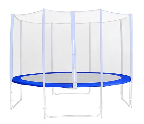 SixBros. Randabdeckung Blau für Gartentrampolin 1,85 M - 4,60 M - Ersatzteil Federabdeckung PVC - RA-543