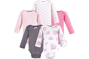 Hudson Baby baby-girls Cotton Preemie Bodysuits