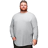STRONGSIZE Men's Big and Tall Thermal Waffle Shirts – Longer Length Long Sleeve Shirt