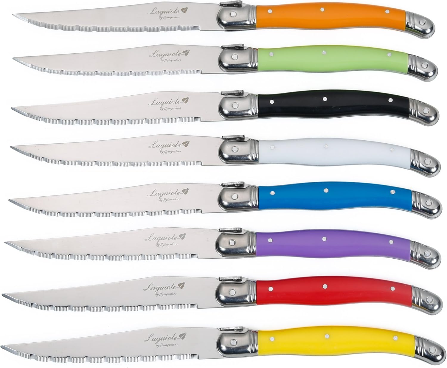 Laguiole By FlyingColors Steak Knife Set, Stainless Steel
