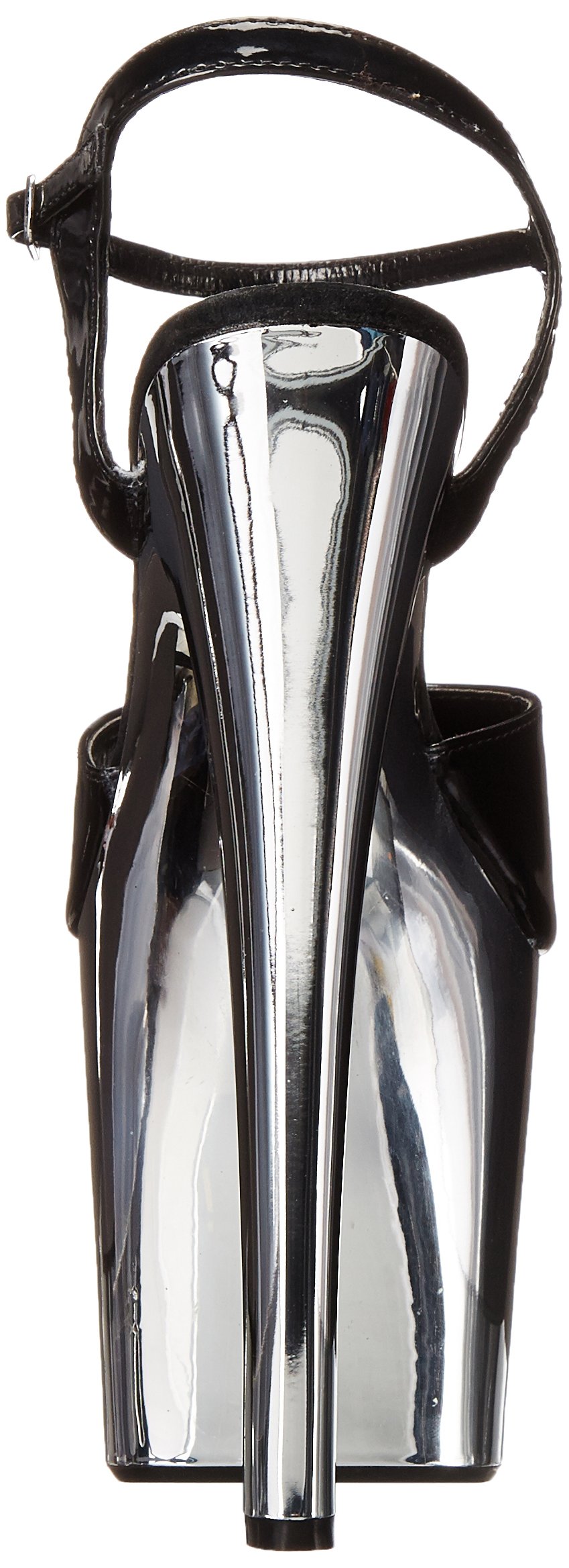 Ellie Shoes Women's 821-chrome, Black/Silver, 8 M US - Image 3