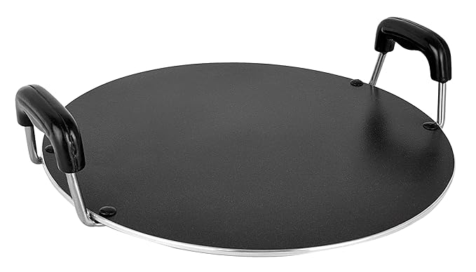 Nirlon Non-Stick Coated Mini Round Tawa, Black