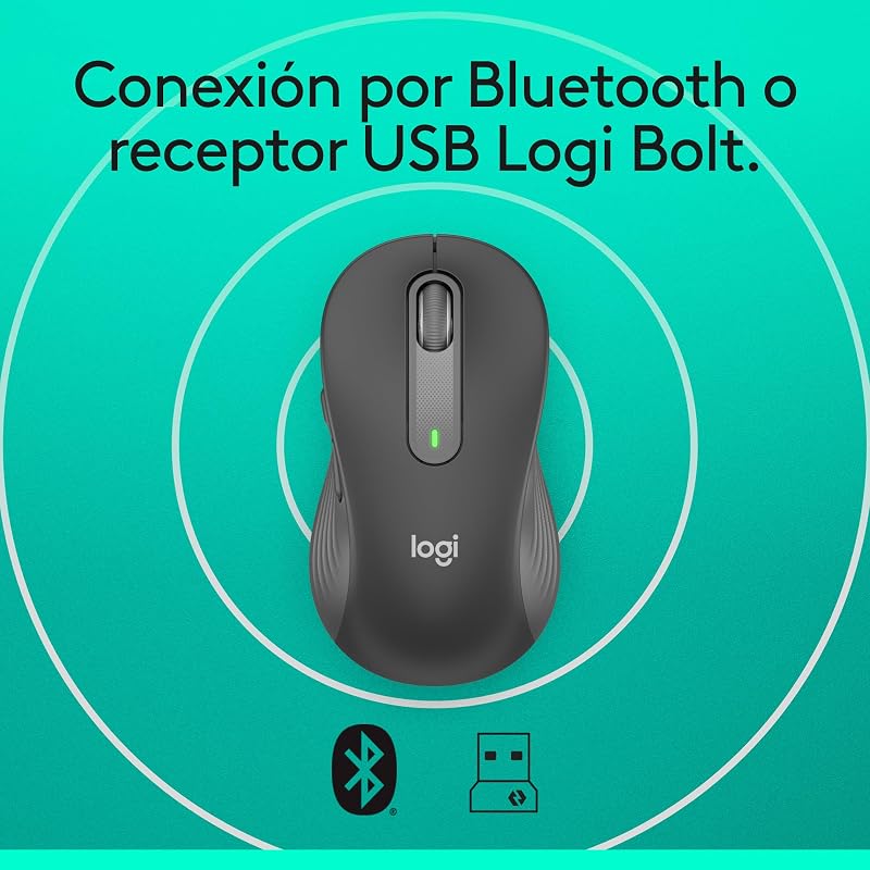 Signature M650 L ratón inalámbrico de tamaño Normal (Grafito)
