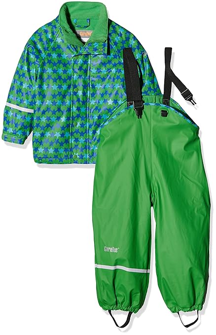 CareTec Kinder wasserdichte Regenlatzhose und -jacke im Set (verschiedene Farben)