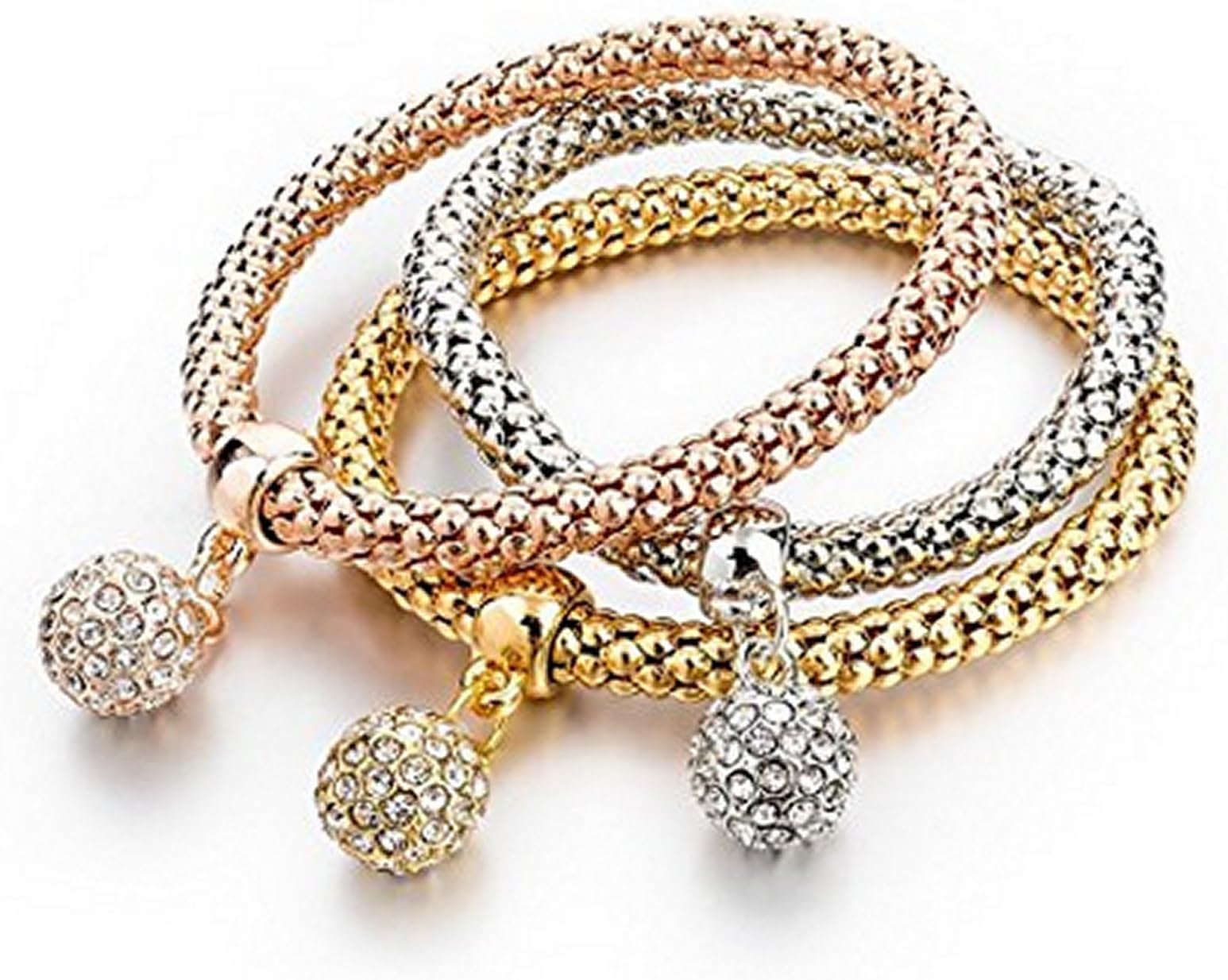Bracelet Yellow/Rose/white Gold Plated - For Women