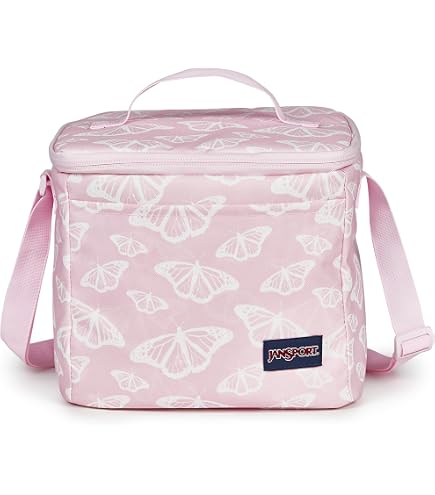 JanSport Lunch Break Fx 5L Lunch Bag, Just A Rose Emb Moon Flower/Blue/Green: Home & Kitchen