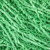 Caleihd Crinkle Cut Paper Grass Cushion Paper Streamer for Christmas Wedding Birthday Bridesmaid Engagement Craft Gift Boxes Bags Filler Decoration 4.5oz Green