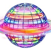 Ivtivfu Flying Orb Ball (Blue, 2025 Upgraded) with Dazzling Lights, Magic Hover Spinner, Cool Boomerang Drone, Floating Cosmi