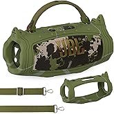 JCHPINE Silicone Case for JBL Charge 6 Portable Speaker, Protective Cover for JBL Charge 6 Pro AI Sound Speaker Accessories (Squad Case)