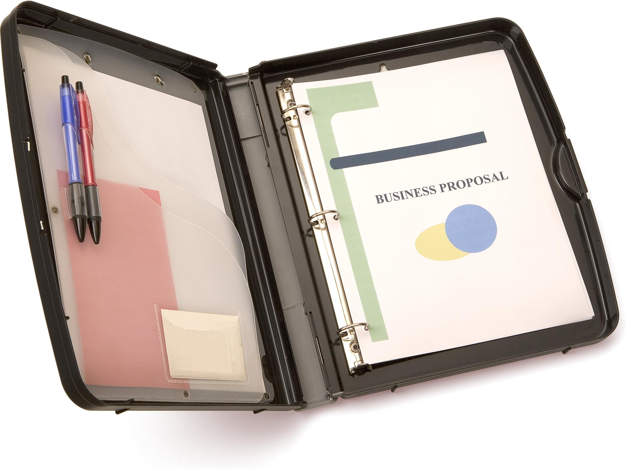 OfficemateRingbinder Clipboard Storage Box, Charcoal (83309)