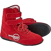 Speedway Motors Hightop Racing Shoes, SFI 3.3/5, Flexible Leather