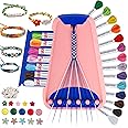 Arts and Crafts for Kids Ages 8-12,Friendship Bracelet Making Kit for Girl,Kids Jewelry Making Kit with 28 Pre-Cut Threads,Christmas Birthday Gifts for Ages 6 7 8 9 10 11 12 Year Old Dark Blue