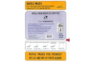 PIONEER PHOTO ALBUMS Pioneer 4x7 APS 247 Album Refill