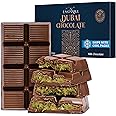 Eastanbul Dubai Chocolate Bar Pistachio, 7oz, Premium Belgium Chocolate, Pistachio Dubai Bar, Viral Candy with Shredded Phyllo Dough, Knafeh, Gift Box