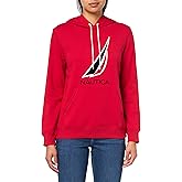 Nautica womens Pullover Logo Hoodie Sweatshirt
