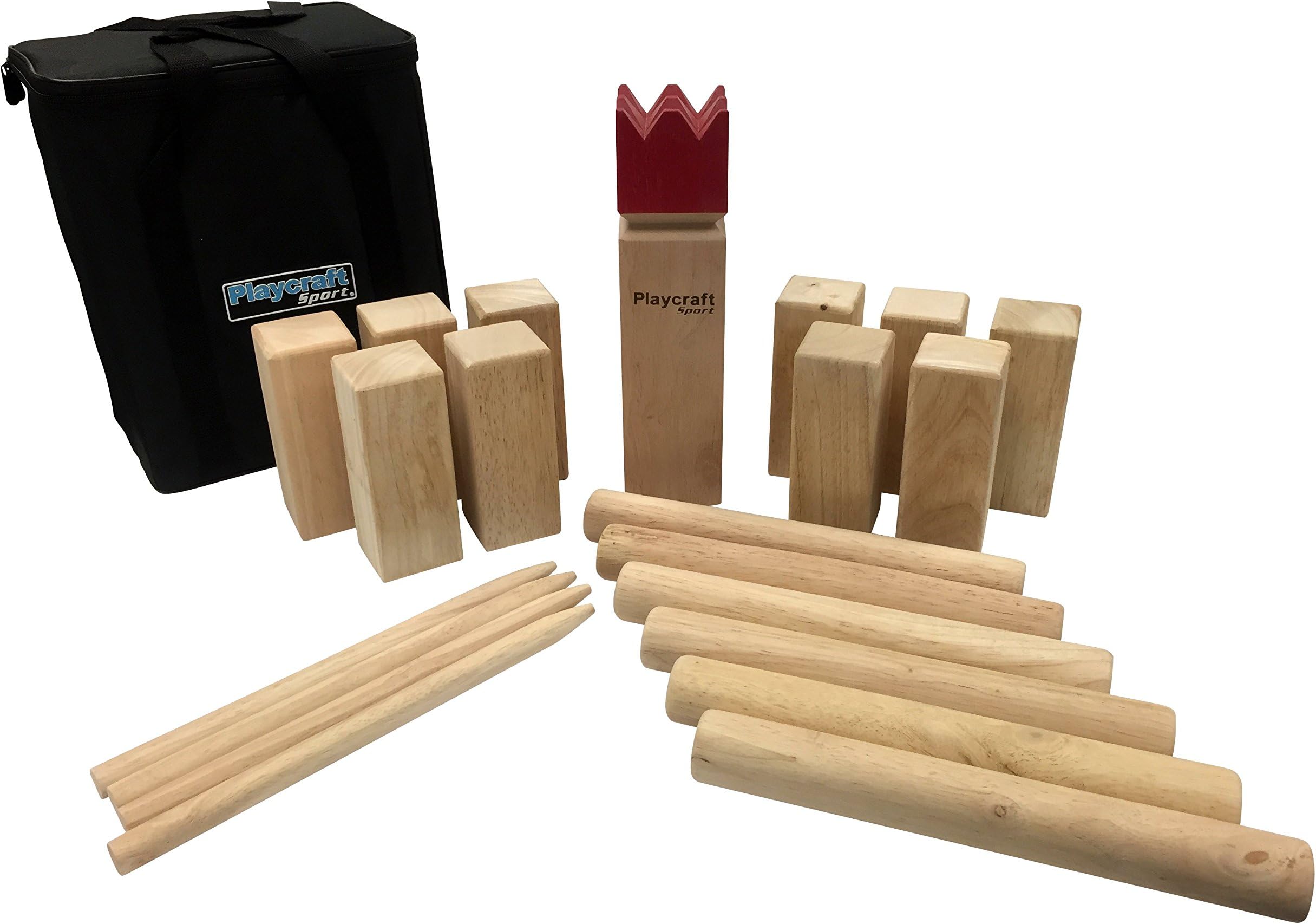 Playcraft Sport Deluxe Hardwood Kubb Game Set