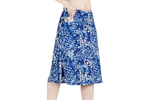 CZRLHYT Womens Skorts Modest Knee Length Skirts Athletic Midi Active Running Skirt