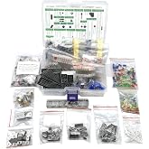 Electronic Component Kit Total 2050 Pcs, LED Diodes, Resistors, Electrolytic Capacitor Package, Common Diodes, Ceramic Capacitors, Digital Tube,Common Transistor,Integrated Circuit Assortment Box