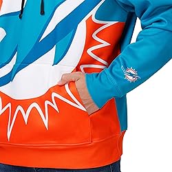FOCO Miami Dolphins NFL Mens Bold Logo Hoodie - M