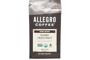 Allegro Coffee Organic French Roast Ground Coffee, 12 oz
