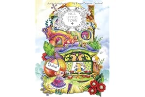 Nice Little Town: Adult Coloring Book (Stress Relieving Coloring Pages, Coloring Book for Relaxation)