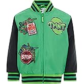 Teenage Mutant Ninja Turtles Varsity Zip Up Bomber Jacket Toddler to Big Kid Sizes (3T - 10-12)