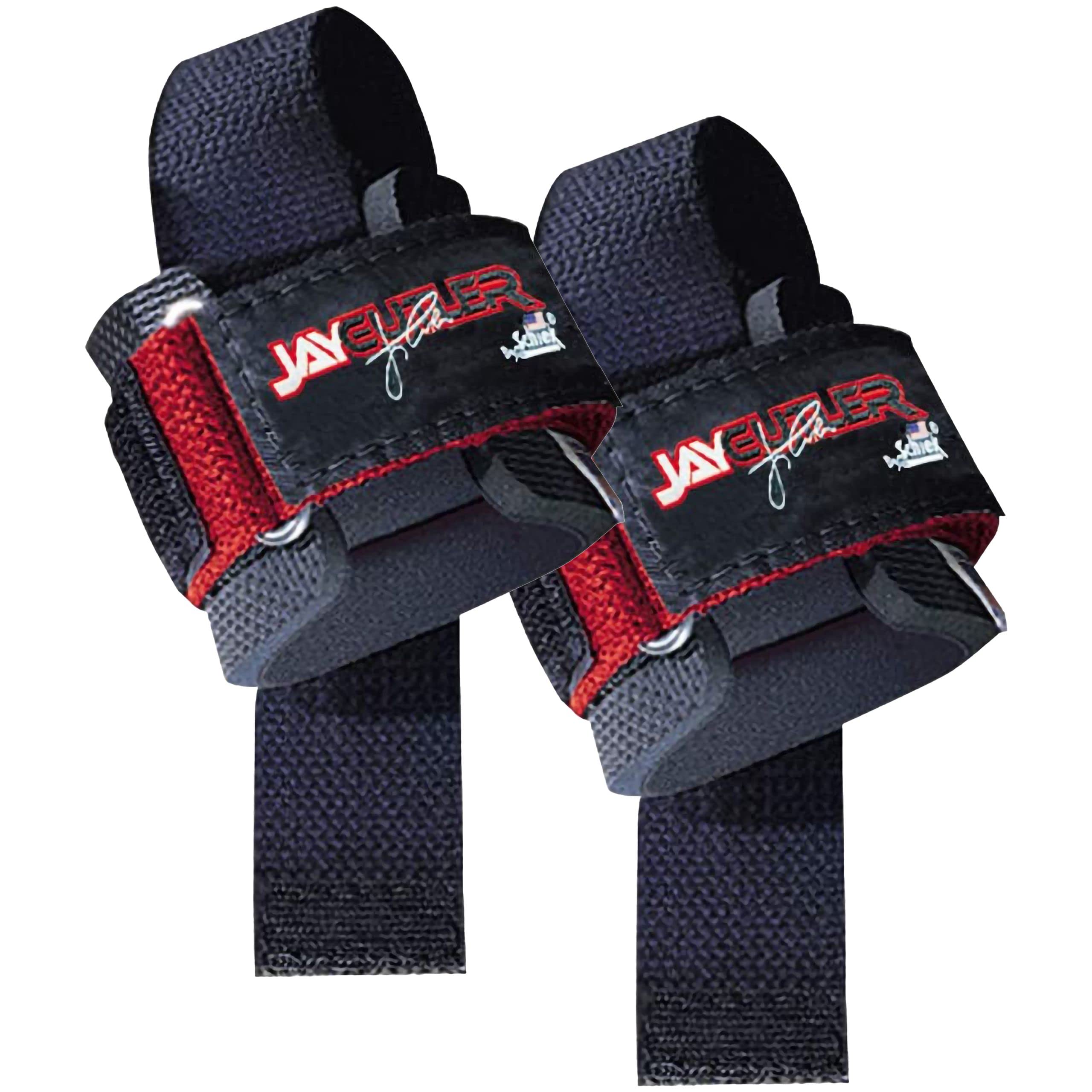 Schiek Sports Model J1000PLS Jay Cutler Signature Power Lifting Straps, Red
