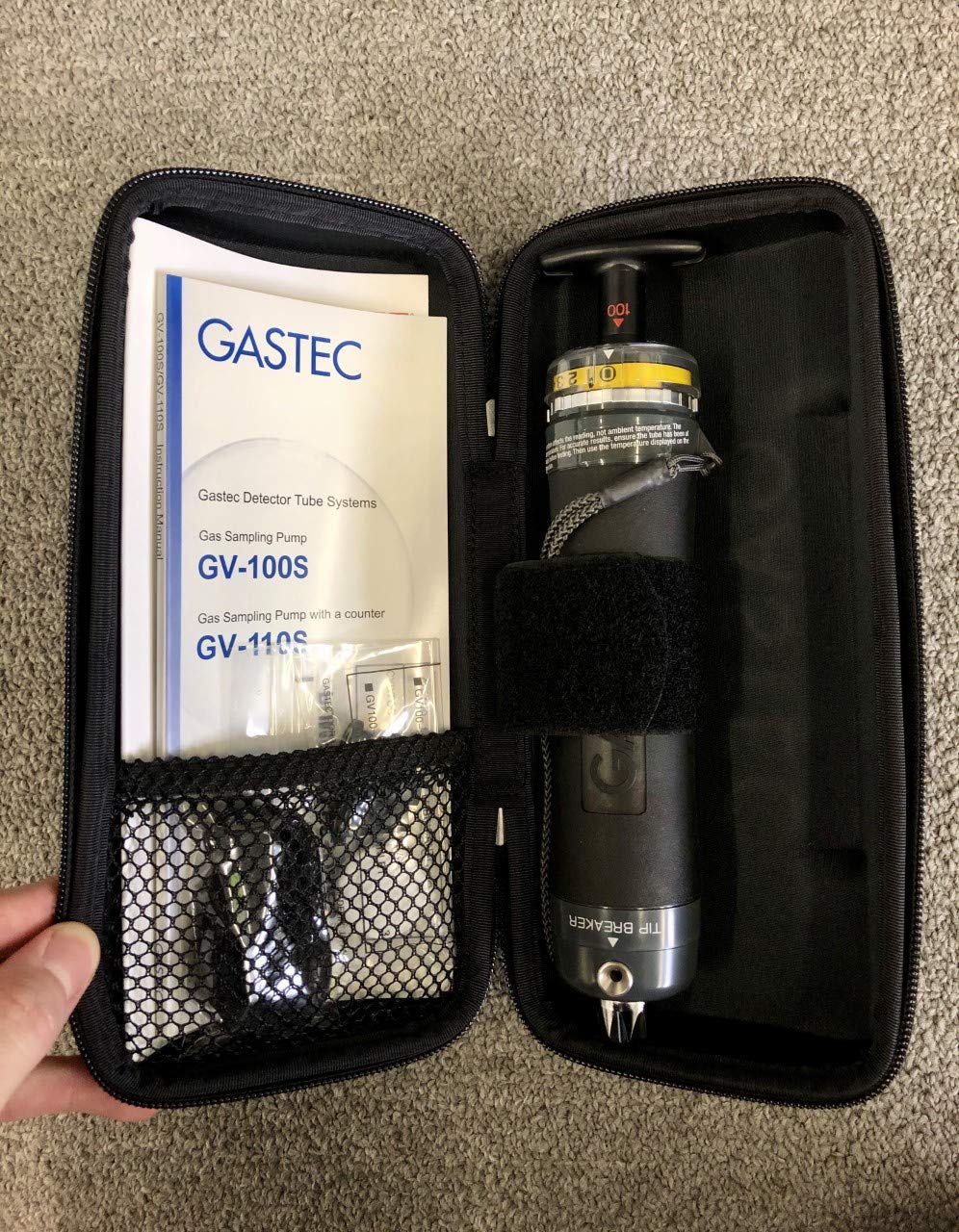 Gastec GV100S Gas Sampling Pump Set W/Case Industrial