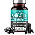 Pure Himalayan Shilajit for Men & Women, 10,000 mg Maximum Potency with Fulvic Acid & Trace Minerals to Enhance Energy and Immune Support, 90 Veggie Pills
