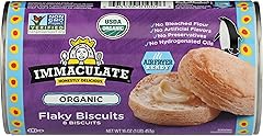 Immaculate Baking Organic Biscuits, Ready to Bake Flaky Biscuits, 8 Count, 16 oz