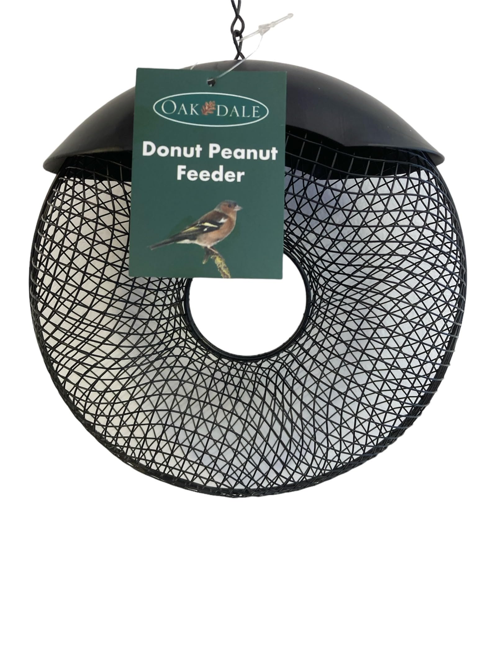Oakdale Donut Premium Peanut Wild Bird Feeder - Easy Refillable Outdoor Hanging Garden Decoration For Birdwatching