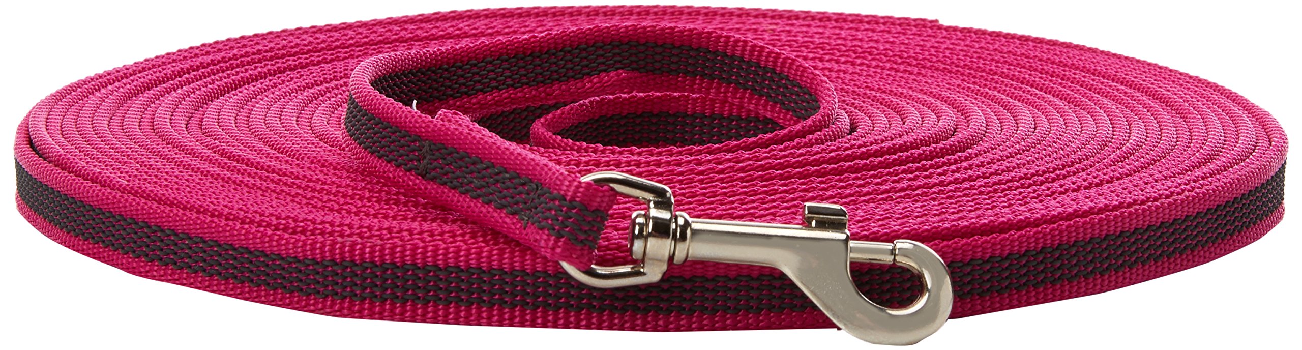 Color & Gray Super-Grip Leash with Handle, 14 mm x 1 m, Pink-Gray