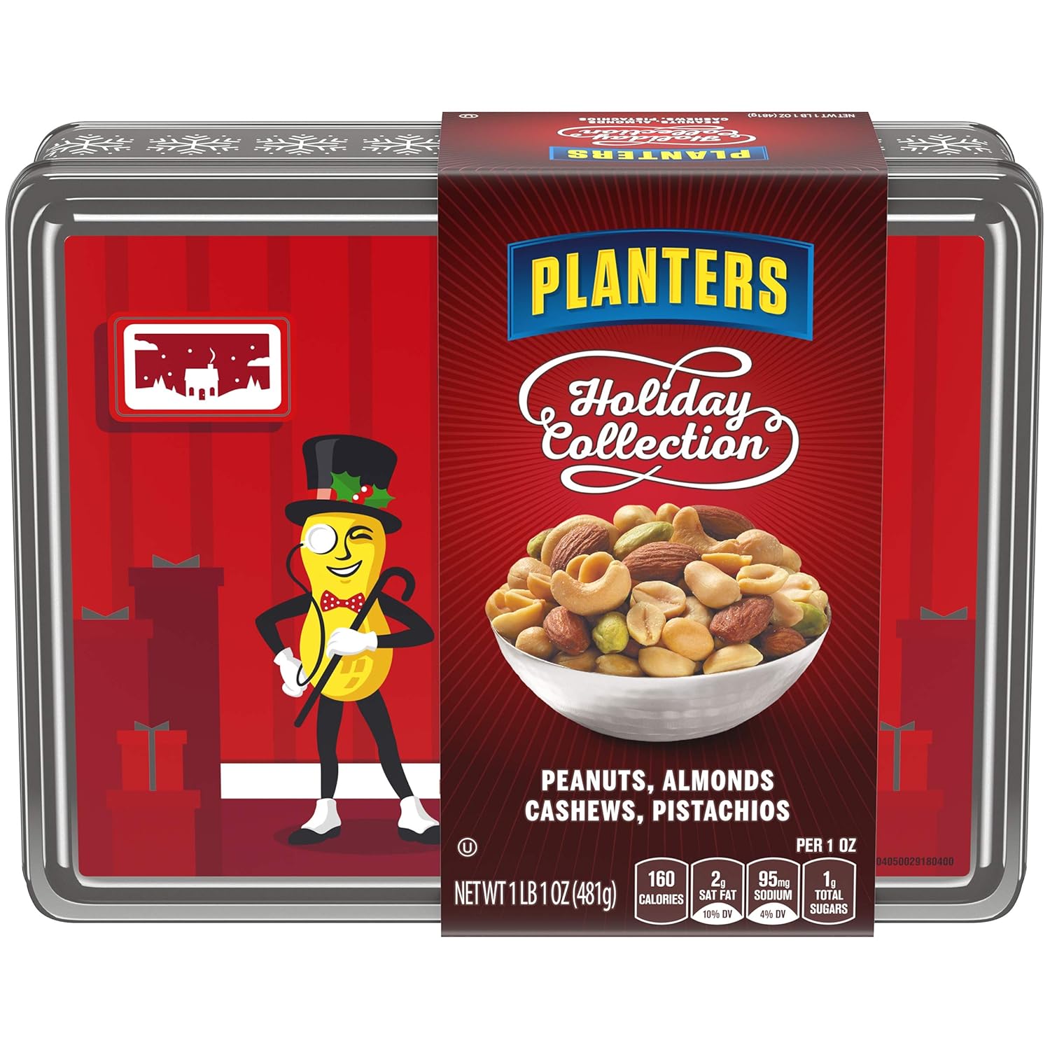 Planters Planters Holiday Collection Tin Box With Mixed