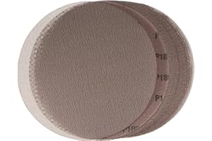 HARFINGTON 15pcs Mesh Sanding Discs 9 Inch Hook and Loop Sanding Net 180 Grits Dust Free Abrasive Pads for Car Wood Drywall M