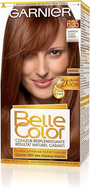 Garnier Belle Color Coloration Permanente Rouge 6 35 Marron Clair Ambre Naturel Lot De 2 Amazon Fr Beaute Et Parfum