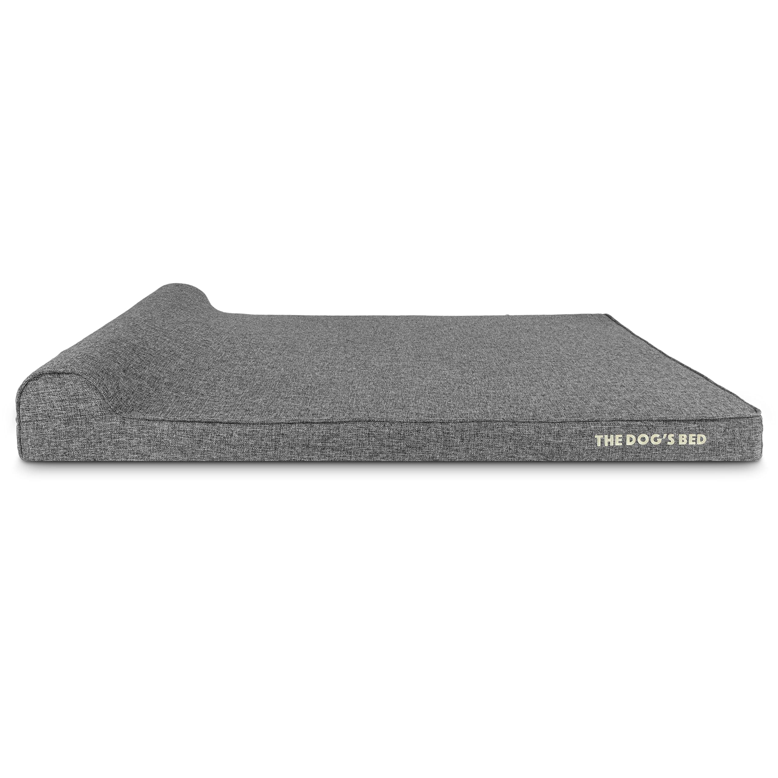 The Dog’s Bed Cover – Replacement Cover, Grey Linen, XXL, 10cm — image 1