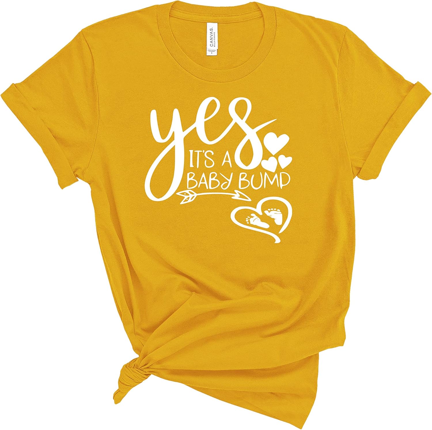 Yes It's a Baby Bump, Baby Announcement Shirt, Pregnancy Reveal Shirt