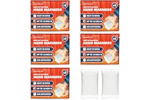 Bramble 10 Hand Warmers Disposable - 5 Pairs - Pocket Warmers for Hiking, Outdoor Activities, Skiing - 8 Hours of Heat
