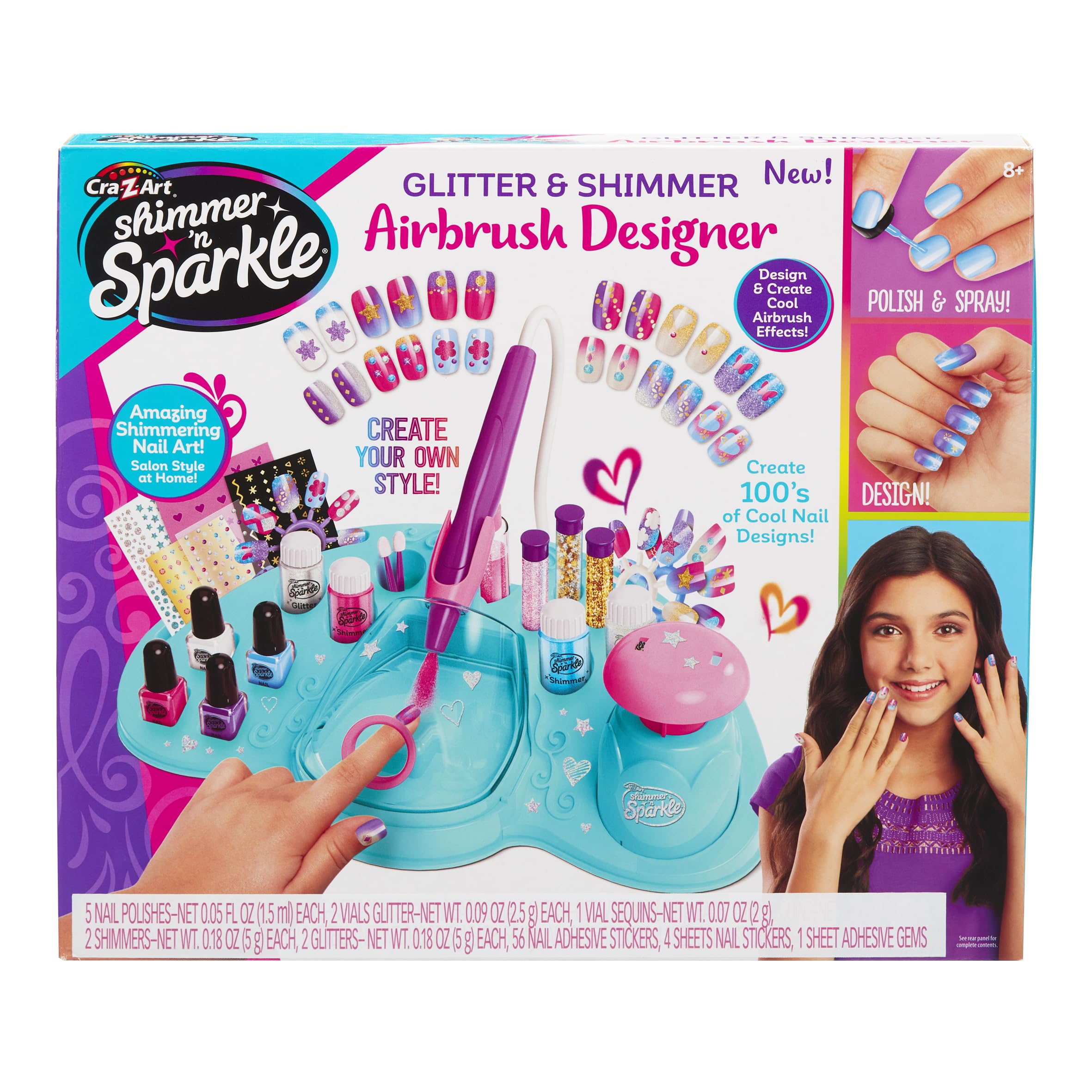 CRA-Z-ART 17340 N Sparkle Glitter & Shimmer Airbrush Designer