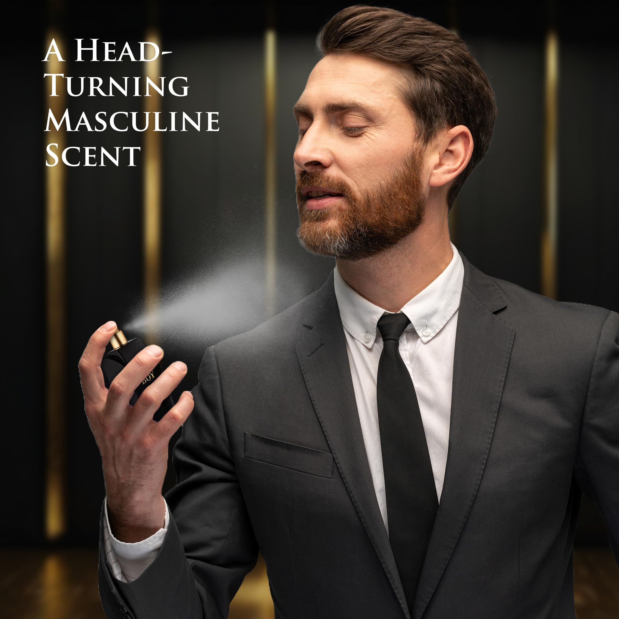 URBAN COLLECTION Bold Boy Eau De Parfum 3.4 fl oz – Fresh Citrus, Spice & Amber Scent – Italian Bergamot & Pink Pepper – Tonka Bean Base – Vegan, Cruelty-Free, Paraben Free – 100ml Elegant Bottle