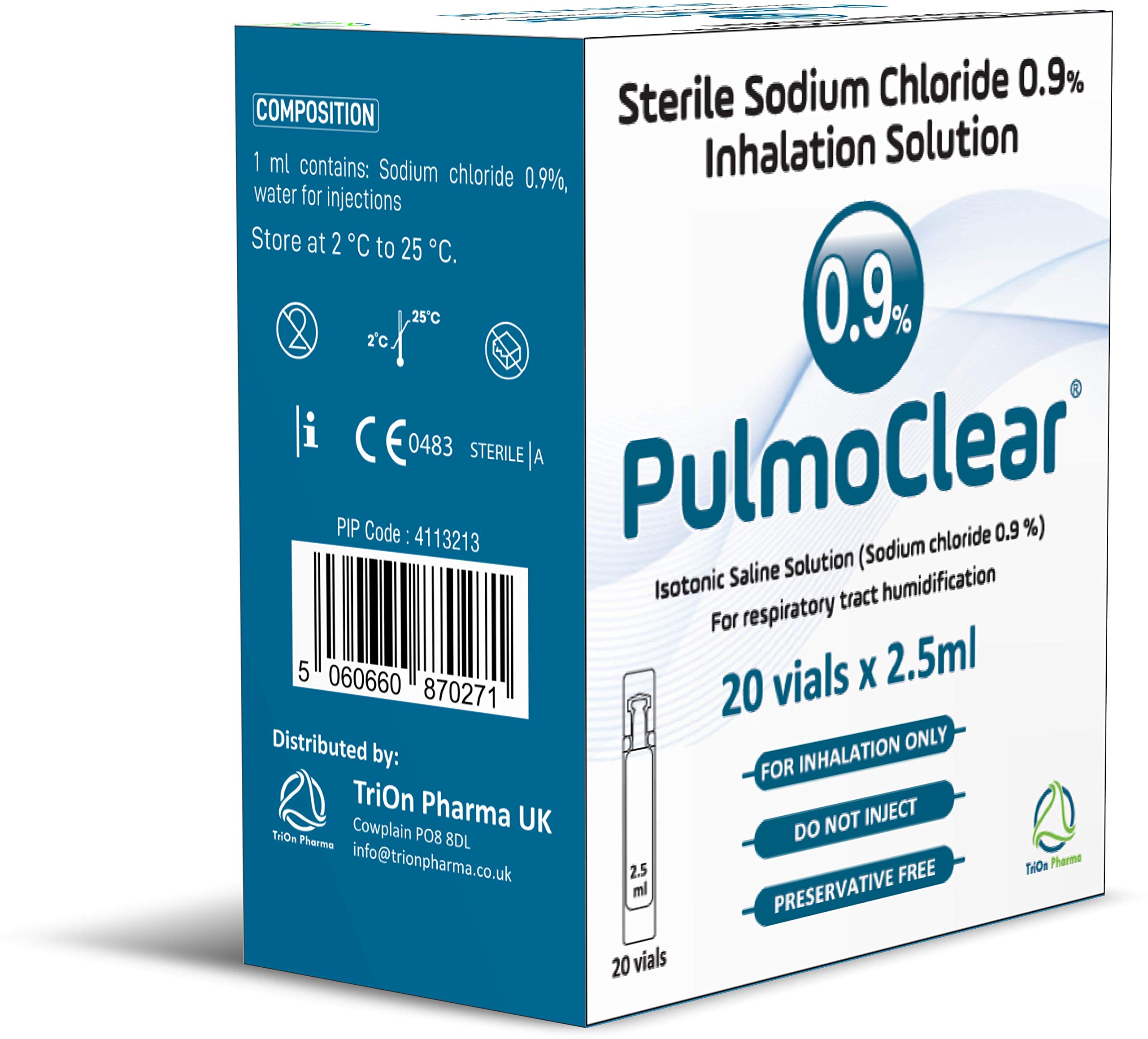 Mua PULMOCLEAR Sterile Isotonic 0.9% Sodium Chloride - NaCl Inhalation
