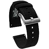 BARTON WATCH BANDS Quick Release Canvas Watch Band