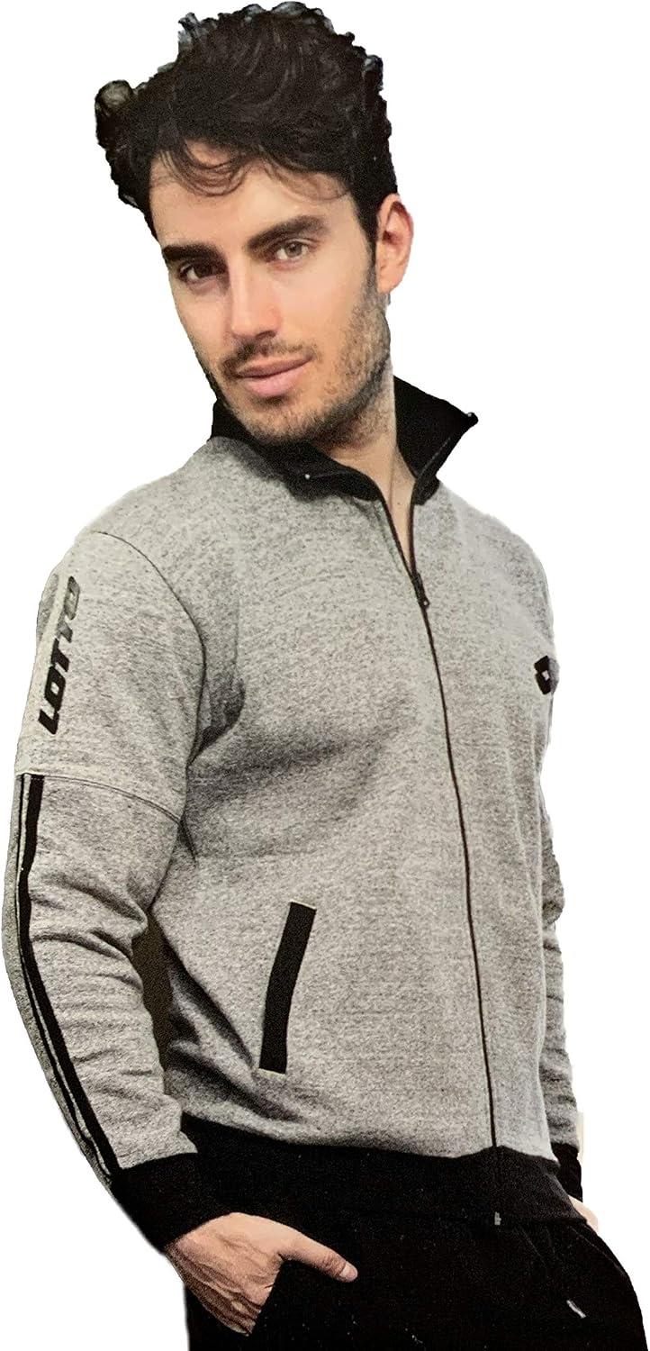 Vari Modelli Tuta Uomo Cotone Felpato Lotto Tuta Uomo in Felpa GARZATA Tuta  Sportiva Uomo Tute da ginnastica Abbigliamento sportivo berjaya.edu.my