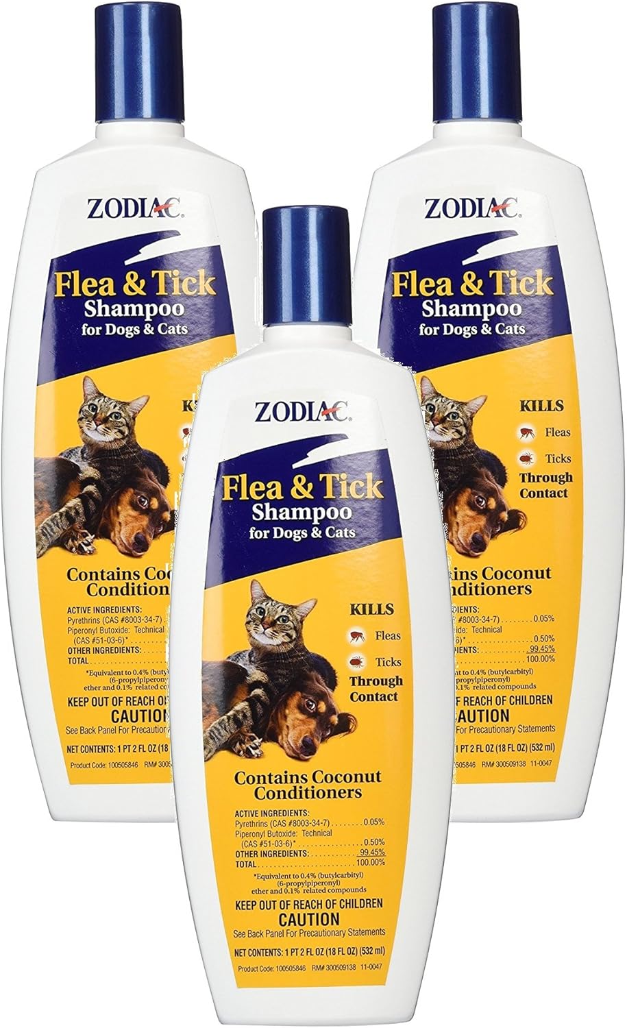 Reviews Zodiac Flea and Tick Dip for Dogs and Cats, 8 Ounce (3 Pack)