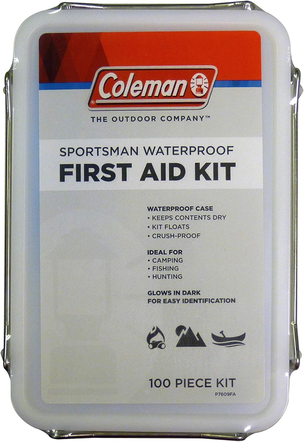Coleman Sportsman Outdoor Waterproof First Aid Kit - 100 Pieces : Camping First Aid Kits : Sports & Outdoors