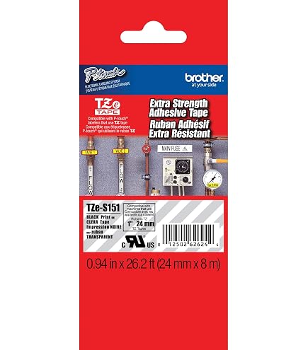 Amazon.com: Brother Genuine P-Touch TZE-S961 Tape1-1/2