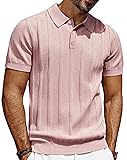 PJ PAUL JONES Mens Knit Polo Shirt Short Sleeve