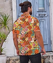 Mens 70s Shirt 70s Outfits for Men Disco Shirts