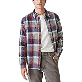 Lucky Brand Men's Plaid Utility Long Sleeve Flannel Shirt